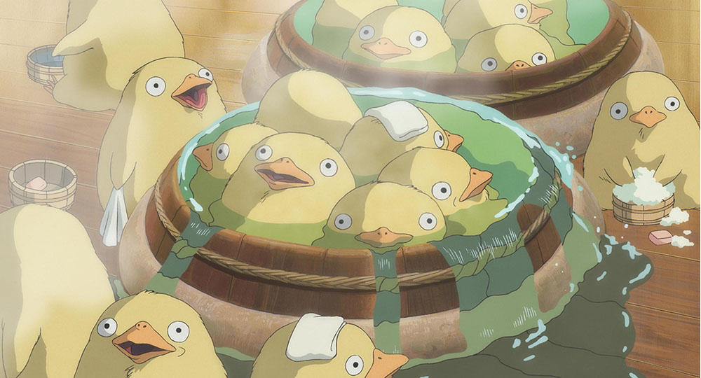 ducklings source image from Spirited Away